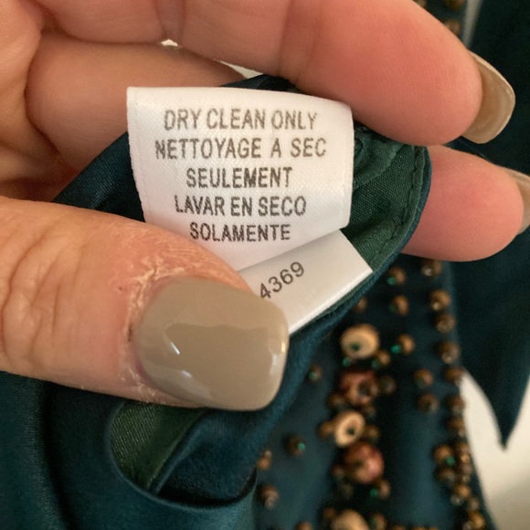 BCBGMaxazaria Silk Halter Top Size L - Picture 6 of 8